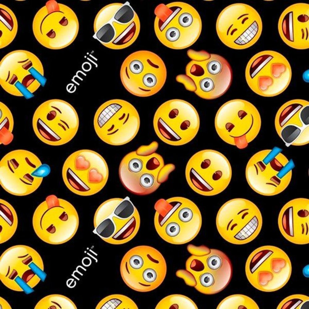 David Textiles Emoji Fabric - One Bolt (8 Yards)